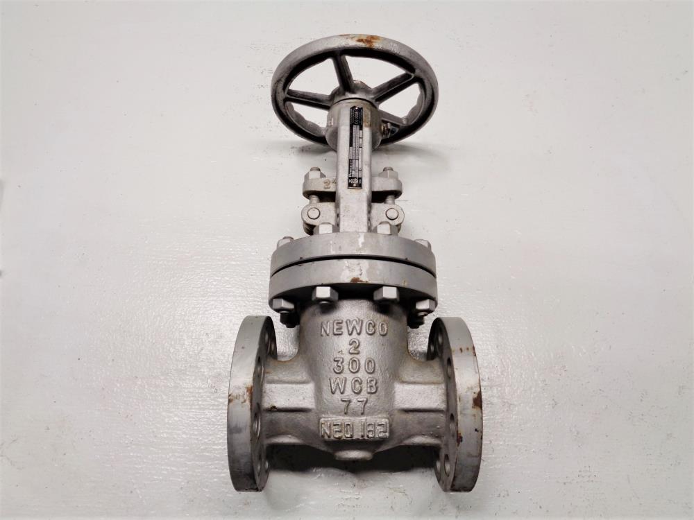 Newco 2" 300# RF WCB Gate Valve, Fig# 13F-CB2